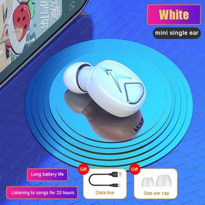 S600 Bluetooth Oortelefoon Mini Single Ear Hoofdtelefoon Sport Waterdicht Headsets Ruisonderdrukking Oordopjes Voor Android