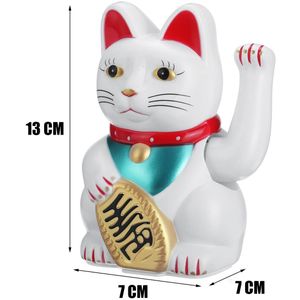 Home Decoratie Chinese Feng Shui Kat Tomi Wit Lucky Jinbao/ Lucky Cat Goud Wit Beste Gelukkige Kat Decoratie