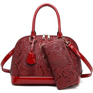 Luxe Snake Print Tassen Voor Vrouwen Lederen Handtassen Schoudertassen Beroemde Crossbody Bag Purse Dames Tas Set Sg62