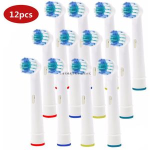 12Xreplacement Opzetborstels Voor Oral-B Elektrische Tandenborstel Fit Advance Power Pro Gezondheid Triumph 3D Excel Vitaliteit Precisie schoon