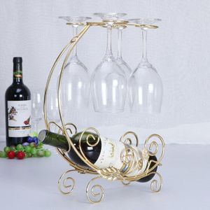 Bloem Boot-Vormige Europese Stijl Wijn Houder Wijnrek Ondersteboven Wijnglas Houder Bar Decor Home Decoratie