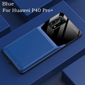 6000Mah Externe Batterij Oplader Gevallen Voor Huawei P40 Pro Power Bank Batterij Opladen Cover Voor Huawei P40 Pro + batterij Case