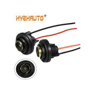 2 Pcs 1156 Ba15s T15 W16W P21W Bulb Socket 1157 BAY15D P21/5 W Licht Base Holder Adapter Harnas connector Auto Licht Socket