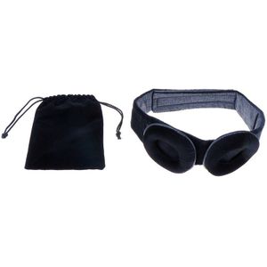 3D Zacht Slaapmasker Cover Anti-Slapeloosheid Slapen Oogmasker Modulaire Verstelbare Ademend Reizen Eyepatch Rest Servetten Artefact