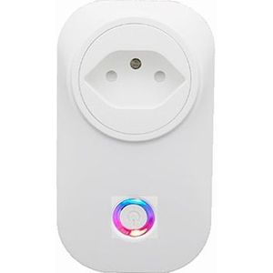 Tuya Wifi Smart Socket Smart Plug Brazilië Plug 10A Afstandsbediening Alexa Google Home Energy Monitor