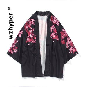 Samurai Crane Japanse Stijl Kimono Haori Mannen Vrouwen Vest Chinese Traditionele Kleding Aziatische Kleding Kimono Traditionele