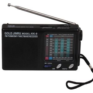 KK-9 Mono Kanaal Kortegolf Mini Radio Draadloze Am/Fm Ontvanger Classic Home Radio Speaker Volledige Band Hoge Gevoeligheid Speakers