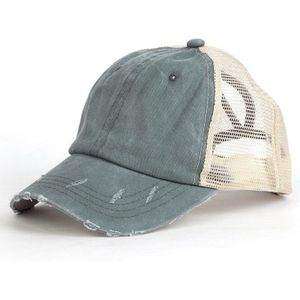 Outdoor Baseball Cap Men Mesh Hat Adjustable Summer Women Sport Mesh Hat Ponytail Caps for Running Cycling Tennis Hats
