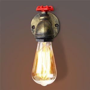 E27 Vintage Industriële Waterleidingen Wandlamp Retro Rustieke Houder Lampvoet Blaker Verlichting Armatuur Fitting Indoor Decor Black