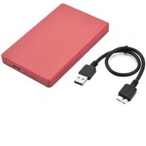 2.5 Hdd Case Usb 3.0 Naar Sata Ssd Externe Case 5Gbps Mobiele Harde Schijf Box Voor Laptop Blauw wit Rood Hdd Docking Station