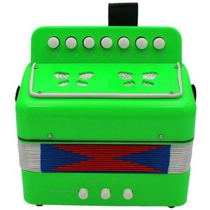 Mini Speelgoed Accordeon 7 Toetsen Keyboard Muziekinstrument Voor Kinderen Kids Grappig Speelgoed Accordeon AC01