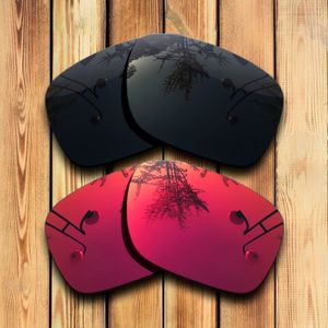 100% Precies Gesneden Gepolariseerde Vervanging Lenzen Voor RB4165-54mm Zonnebril Effen Zwarte Kleur-Keuzes