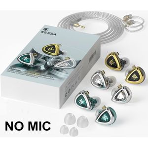 Kz Eda 3 Pairs Bedrade Oortelefoon In Ear Monitor Hifi Headset 3 Audio Modes Game Sport Muziek Bas Oordopjes Hoofdtelefoon met Microfoon