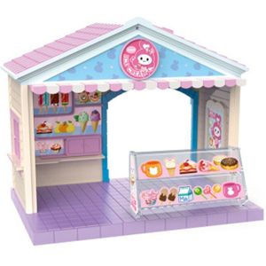 Speelhuis Diy Simulatie Mini Winkel Multifunctionele Puzzel Miniatuur Pretend Play Educatief Speelgoed Voor Kinderen