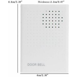 Dc 12V Bedrade Deurbel Deurbel Chime Voor Thuis Kantoor Toegangscontrole Fire Proof De Deur Guard Deurbel Is bedraad Met 12V Bells