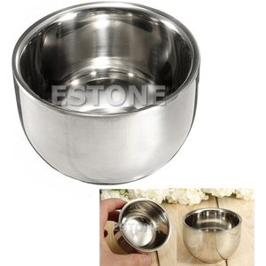 7.2Cm Rvs Metalen Mannen Scheren Mok Kom Cup Voor Shave Brush