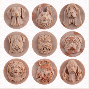 Siliconen Zeep Mal 3D Hond Vorm Chocolate Candy Mould Cake Decorating Tool Diy Handgemaakte Craft Resin Klei