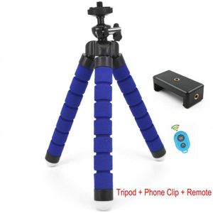 Flexibele Mini Statief Flexibele Telefoon Statief Met Type E Telefoon Clip 1/4 Schroef Hole Camera Mini Statief Voor Smartphone & camera