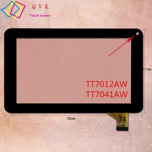 Zwart 7 inch touch screen voor Digma Optima 7.11 7.12 7.4 7.41 7.5 7.7 3G 4G Capacitieve touch screen panel reparatie vervanging