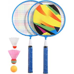 Kinderen Badminton Racket Set Kids School Pe Klasse Apparatuur Kleuterschool Kids Badminton Set Met Rackets Ballen Sport Game