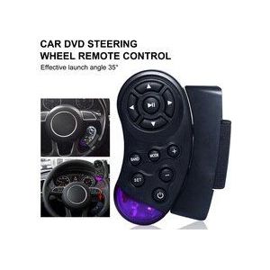 11-Key Draagbare Afstandsbediening Universele Auto Multimedia Speler Draadloze Stuurwiel Afstandsbediening Voor Auto Radio Aaa Batterij