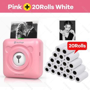 Peripage A6 Draagbare Thermische Bluetooth Printer Foto Foto Mini Label Sticker Draadloze Printer Voor Android Ios Papierrollen