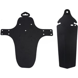 2 stuks Carbon fiber textuur bike fenders fiets spatbord mtb voor/achter spatbord fat tire spatbord Fenders Modder Guard accessoires