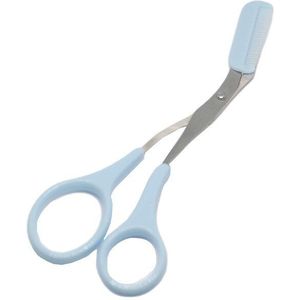 Wenkbrauw Trimmer Schaar Met Kam Facial Wimper Ontharing Grooming Shaping Wenkbrauw Scheerapparaat Cosmetische Make-Up Accessoires