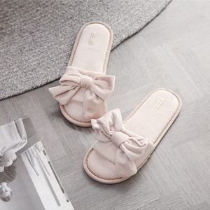 Japanse thuis schoenen vrouwen slippers zachte pluche warme Peep Toe seizoenen flip-flops rubber Slaapkamer antislip vrouwen schoenen