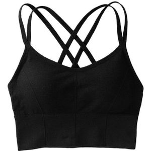 Schoonheid Terug Sportbeha Vrouwen Padded Sport Top Vest Tops Shock-Proof Verzamelen Hoge-Yoga Beha Katoenen Ondergoed fitness