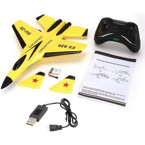 Fx FX-820 2.4G 2CH Afstandsbediening SU-35 Glider 290Mm Spanwijdte Epp Micro Indoor Rc Vaste Vleugel Vliegtuig uav Rtf