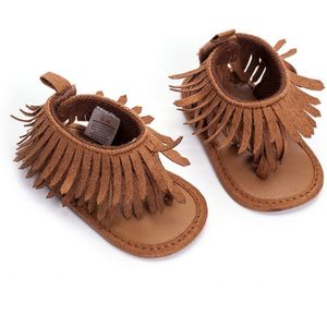 Lovely Baby Baby Girl Soft Sole Peuter Schoenen Kwasten Non-Slip Sandalen Mocassin Kids Schoenen