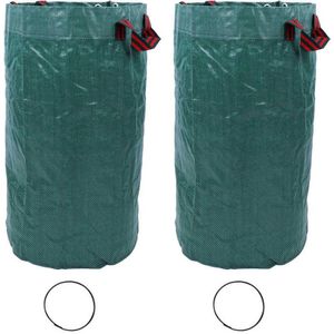 120L Grote Capaciteit Tuin Bloemen Planten Bladeren Opslag Afval Tas Accessoire Opvouwbare Afval Collectie Container Opbergtas