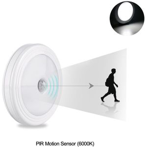 PIR Motion Sensor LED Night Lights Draadloze Touch Sensor LED Push Lamp Batterij Aangedreven Wandlamp Lampen Voor Stairway Kast Keuken