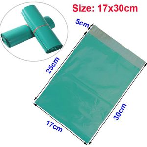 100 Stks/partij Plastic Envelop Self-Adhesive Seal Koerier Opbergzakken Wit Groen Roze Plastic Poly Envelop Mailer Tassen