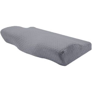 Fluwelen Memory Foam Kussen Hoofd Hals Terug Ondersteuning Orthopedische Hoofd Kussen Voor Thuis, Kantoor, reizen 50X30X10 Cm