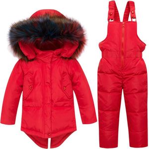 Orangemom Kinderen Donsjack Set Baby Jongens & Meisjes Hoodiesclothes Winterwith Grote Bontkraag Voor Winter Wear