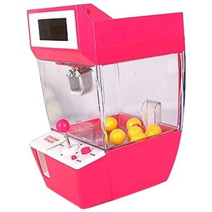 Pop Klauw Machine Mini Slot Game Vending Candy Machine Grabber Arcade Desktop Gevangen Fun Muziek Grappig Speelgoed Gadgets Kids