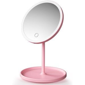 Qdrr Make-Up Spiegel Met Led Licht Kaptafel Spiegel Schoonheid Ring Licht Spiegel Beauty Tools Voor Foto Vullen Licht Kleine spiegels