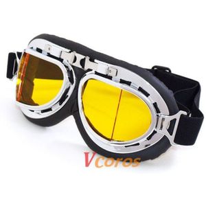 retro motorbike helm bril winddicht vintage motorhelm bril multicolor zonnebril classic eyewear glas goggles