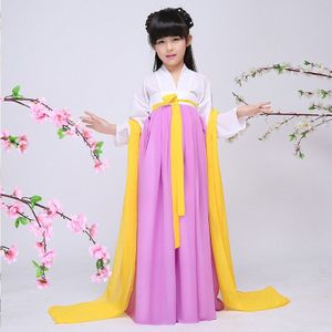 Kinderen Prinses Jurk Satijn Chinese Folk Kostuum Kids Hanfu Kleding Kinderen Chinese Traditionele Kleding Chang&#39;e Kostuum 18