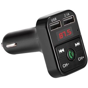 Auto Kit Handsfree Bluetooth Draadloze Fm-zender Lcd MP3 Speler Usb Charger 2.1A Auto-accessoires Handsfree Auto Fm Modulator