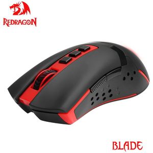 Redragon Blade M692 Usb Draadloze Gaming Muis 4800 Dpi 9 Knoppen Programmeerbare Ergonomisch Voor Overwatch Gamer Muizen Pc Computer