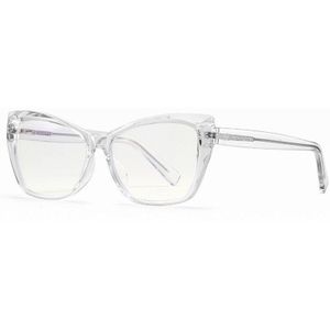 47315 Cat Eye Plastic Titanium Anti Blauw Brilmonturen Mannen Vrouwen Optische Mode Computer Bril UV400
