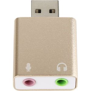 Usb Geluidskaart Usb Naar 3.5Mm Audio Earphone Adapter Externe Geluidskaart 7.1 Audio Card Voor Mic Hoofdtelefoon Computer pc