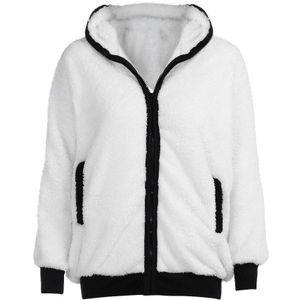 moederschap kleding fluwelen sweatshirt Leuke Oor Panda Warme truien crop top hooddedsweatshirts sudadera mujer cremallera AG 15
