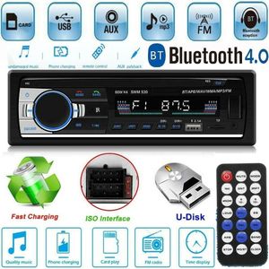 Auto Radio Stereo Audio MP3 Speler 12V In-Dash Single 1 Din Fm Ontvanger Aux Ontvanger Usb Remote controle Autoradio