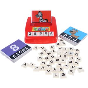 Alfabet Letter Kaart Woord Game Engels Taal Educatief Speelgoed Geletterdheid Fun