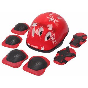 Kids Verstelbare Fietshelm Peuter Helm Voor Kinderen 3-12 Jaar Meisjes Jongens Sport Beschermende Gear Set Knie Elleboog pols Pads