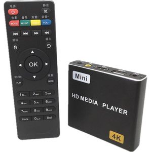 4K Hd Speler Ondersteunt Horizontale En Verticale Sn U Disk Sd Afspelen, Automatische Loop Afspelen, standalone (Eu-Plug)